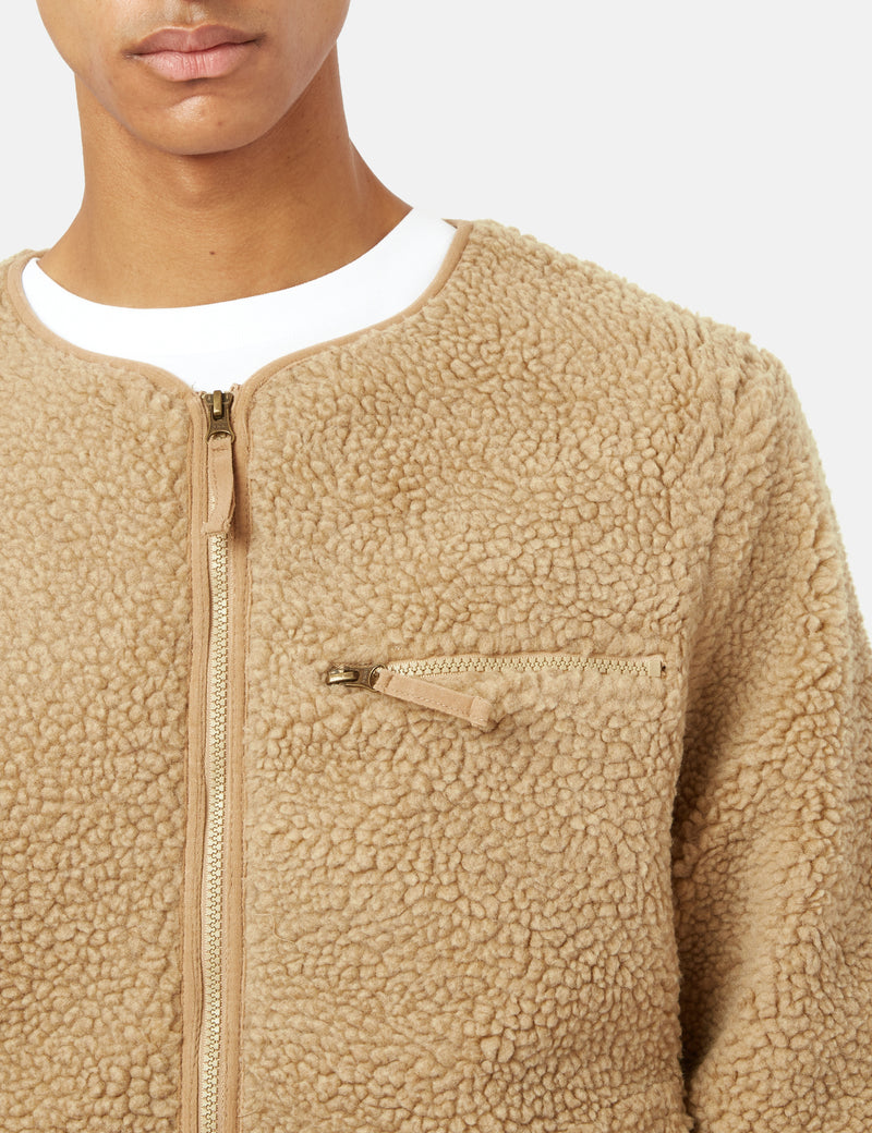 Stan Ray Fleece Layer Cardigan - Khaki