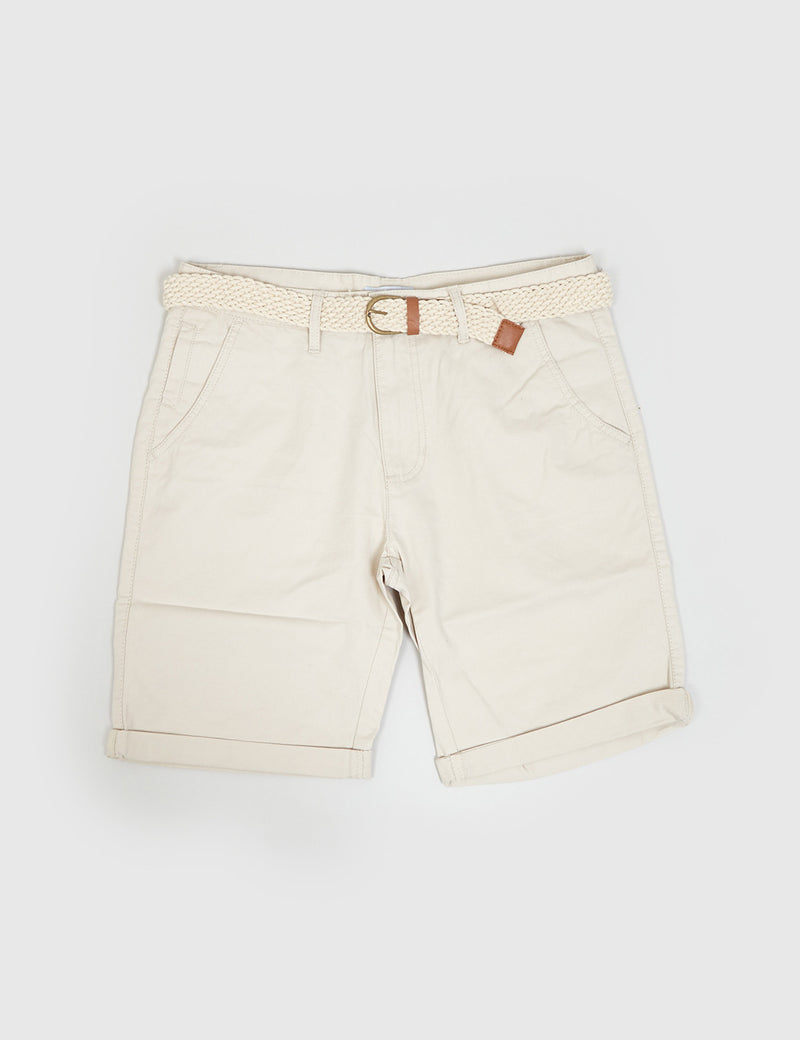 Bellfield Francis Chino Shorts - Stone