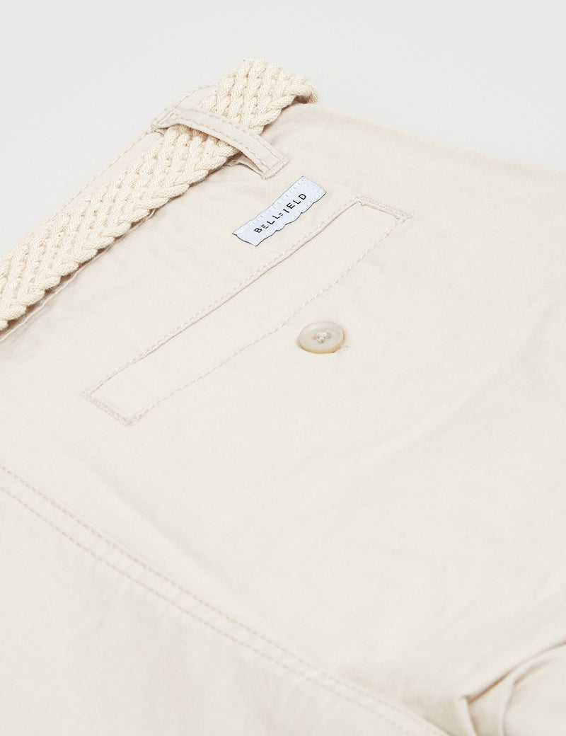 Bellfield Francis Chino Shorts - Stone