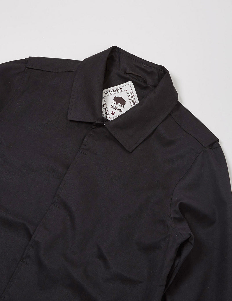 Bellfield Gota Bonded Mac Jacket - Black