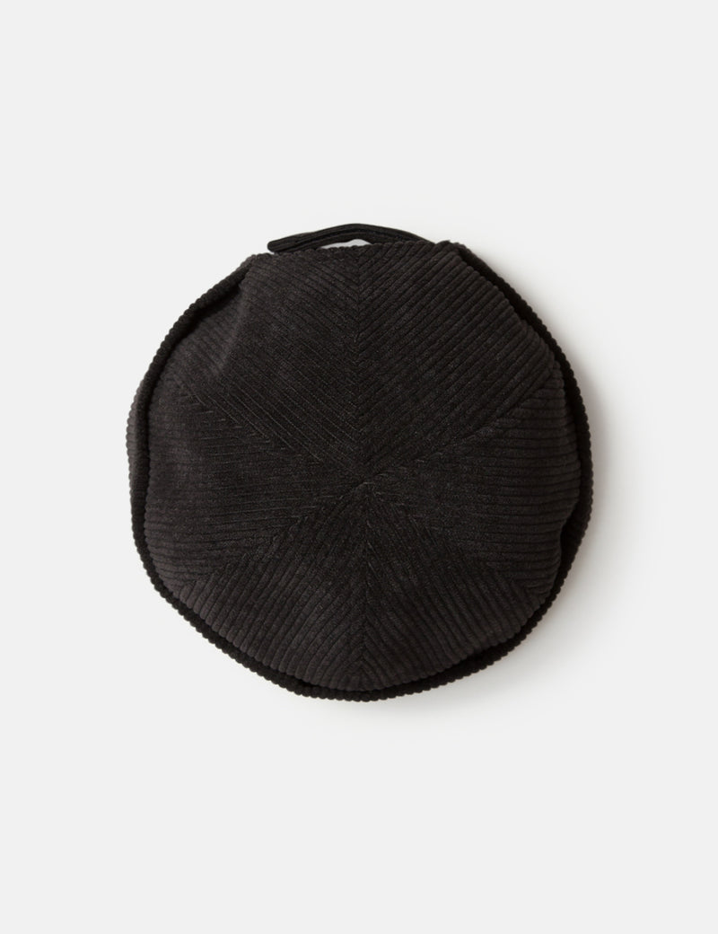 Bhode Dock Worker Hat (Cord) - Black
