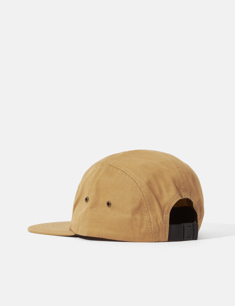 Bhode 5-Panel Cap (Cotton Twill) - Khaki