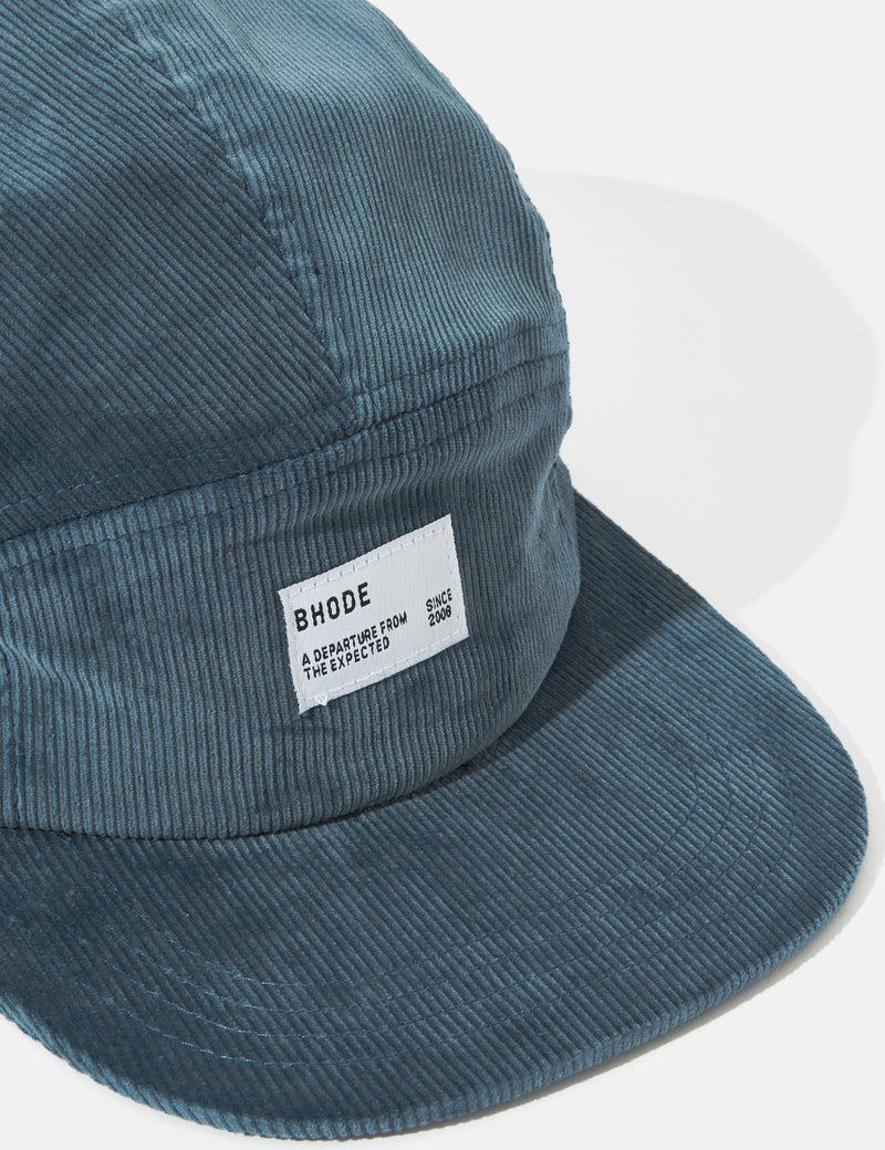 Bhode 5-Panel Cap (Cord) - Moody Blue