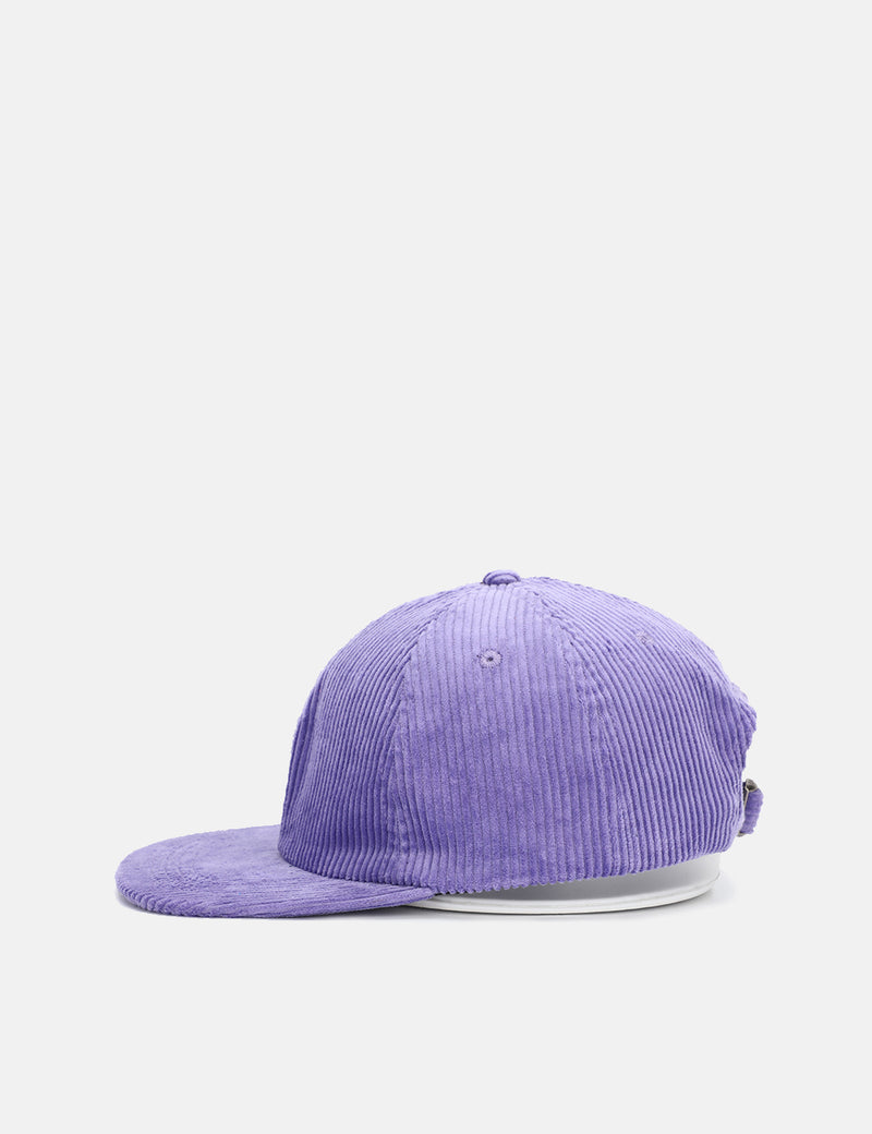 Bhode 6-Panel Cap (Cord) - Lavender Purple