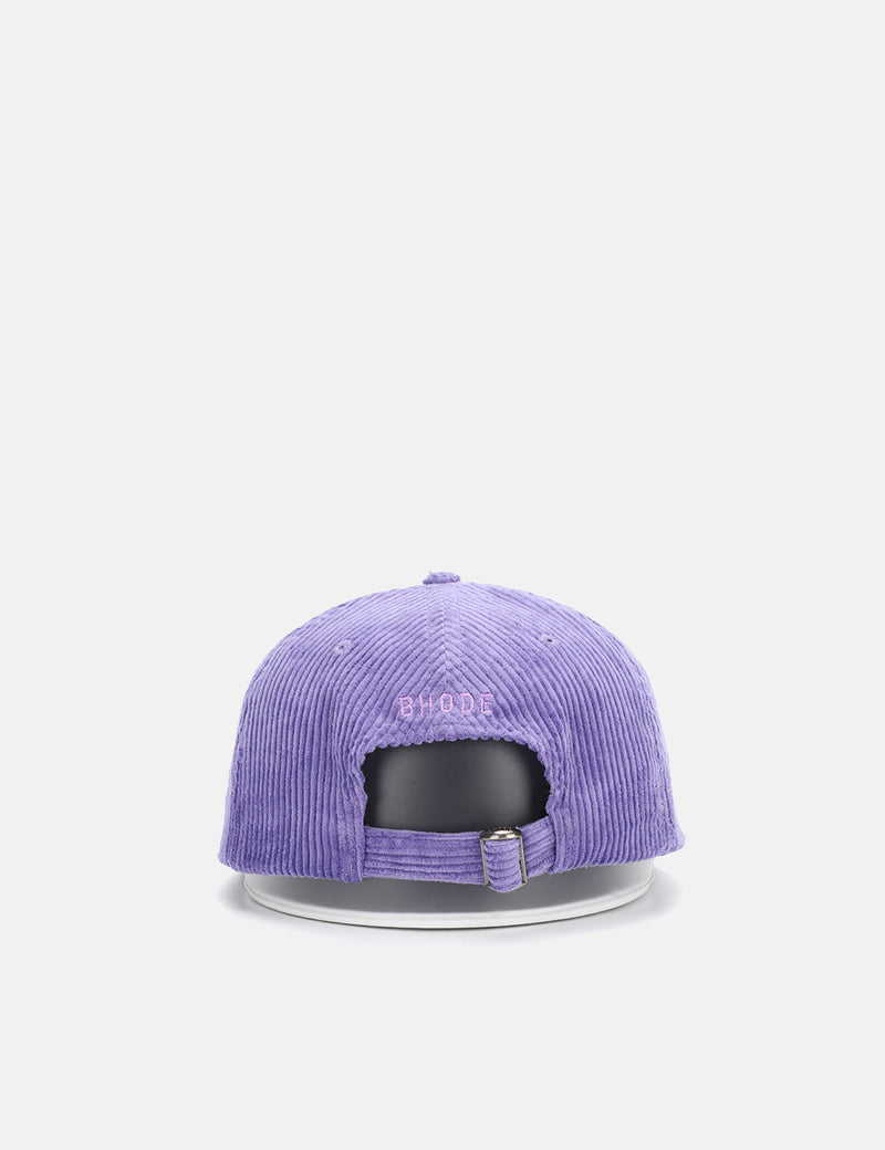 Bhode 6-Panel Cap (Cord) - Lavender Purple