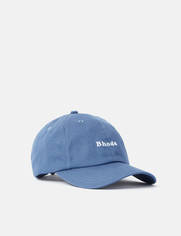 Bhode Embroidered Script Baseball Cap - Storm Blue