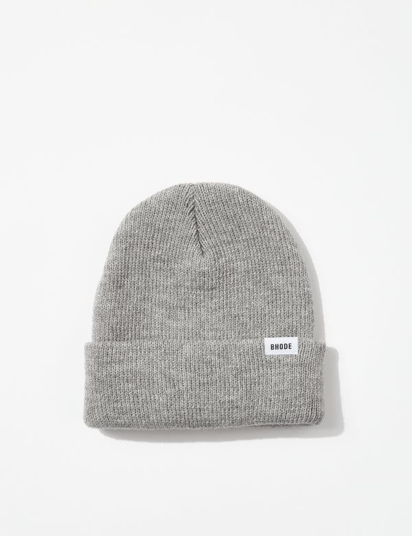 Bhode Everyday Beanie Hat - Heather Grey