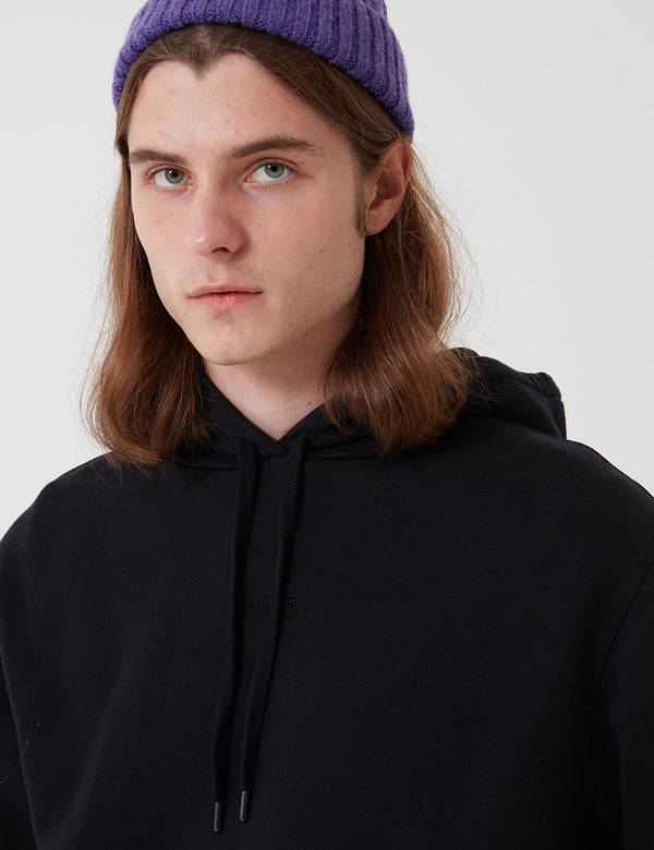 Bhode Oversized Pocket Hoodie (Organic Cotton) - Black