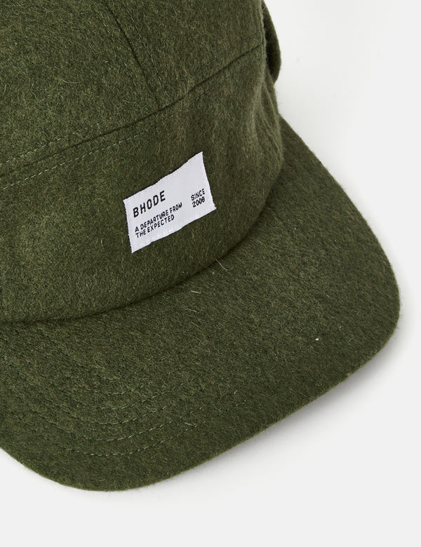 Bhode Sherpa Cap - Olive Green