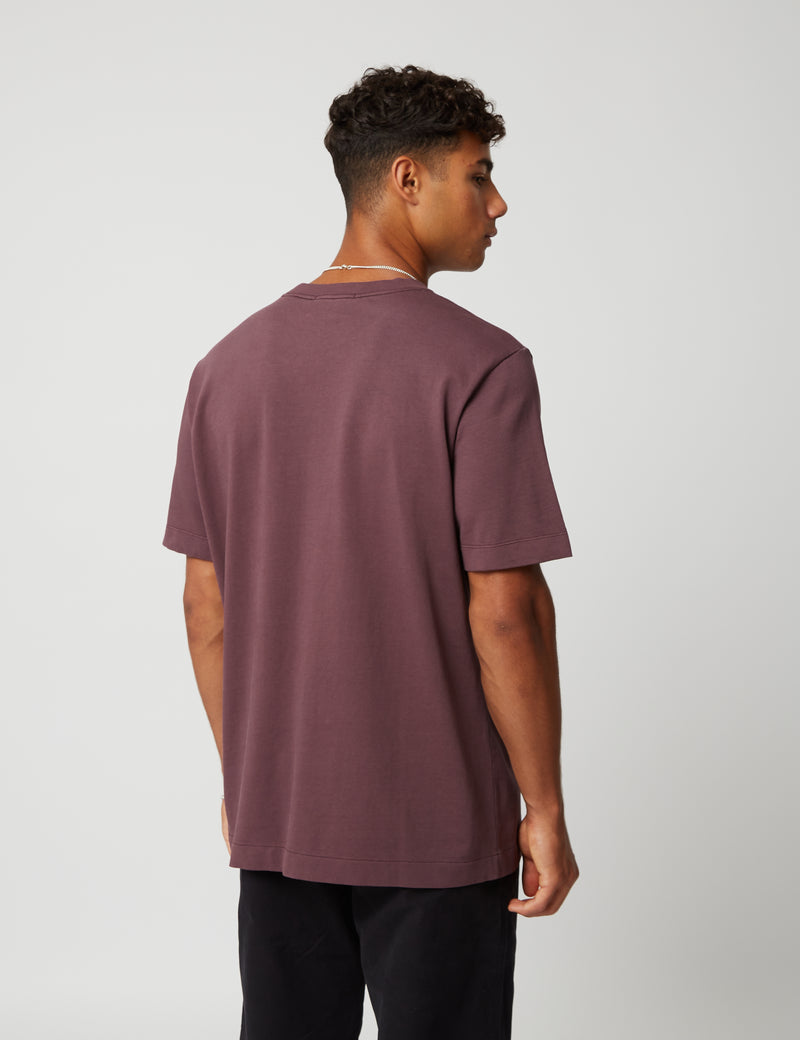 Bhode Everyday Heavyweight T-Shirt (Organic) - Aubergine