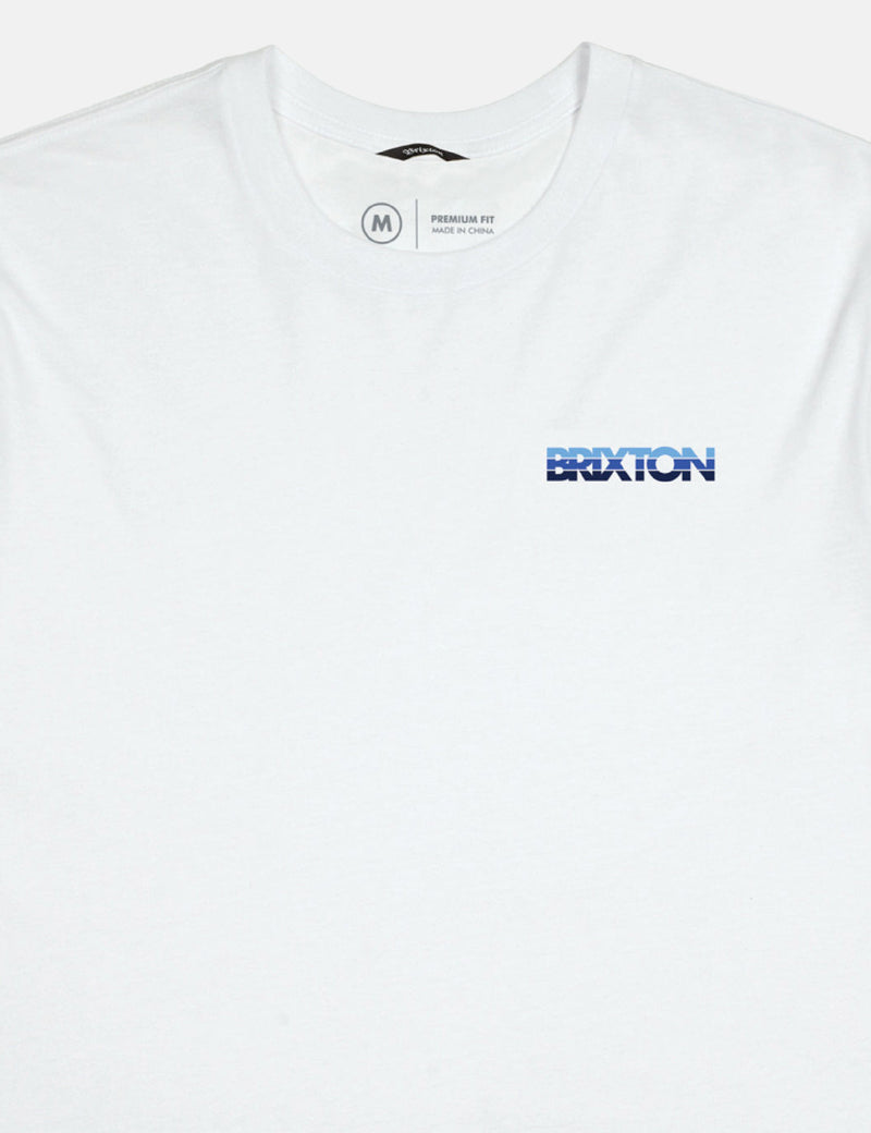 Brixton Interceptor II Premium T-Shirt - White