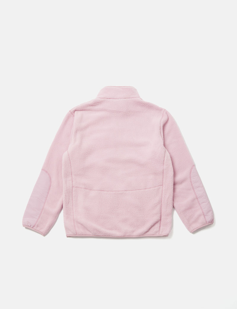 Carrier Goods Borg Zip Through Fleece Jacket - Rose