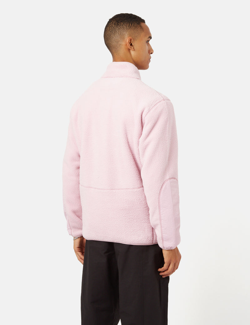 Carrier Goods Borg Zip Through Fleece Jacket - Rose