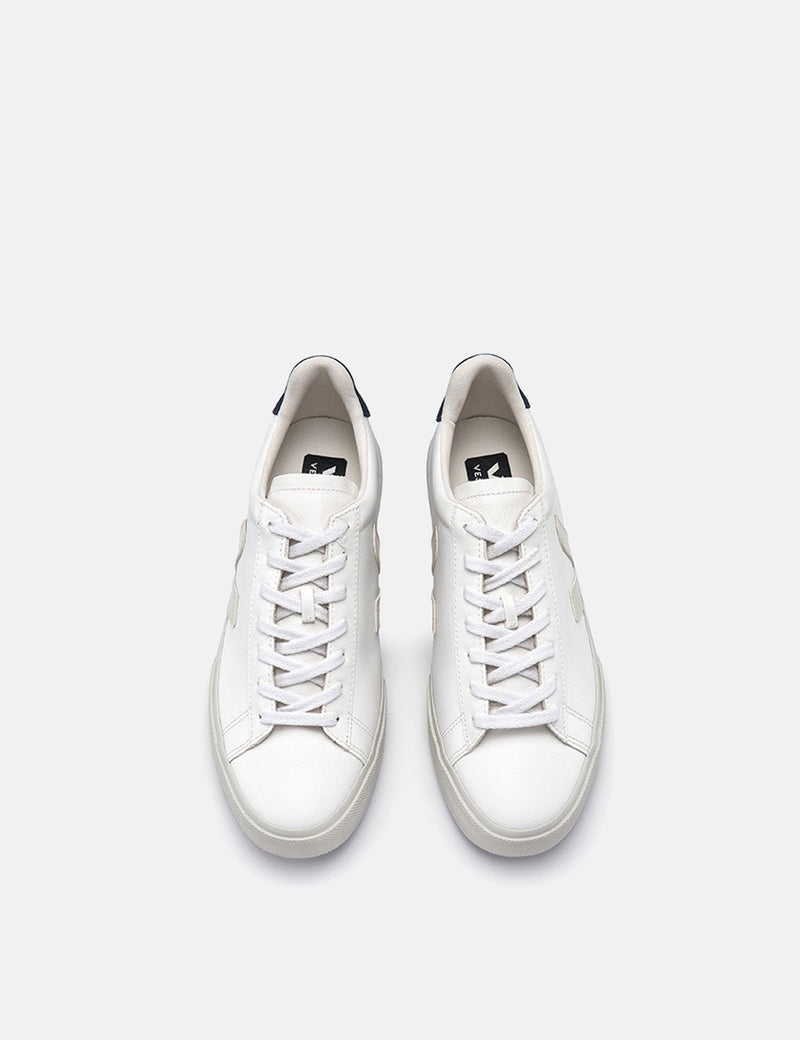 Womens Veja Campo C.W.L Trainers - White/Pierre/Nautico