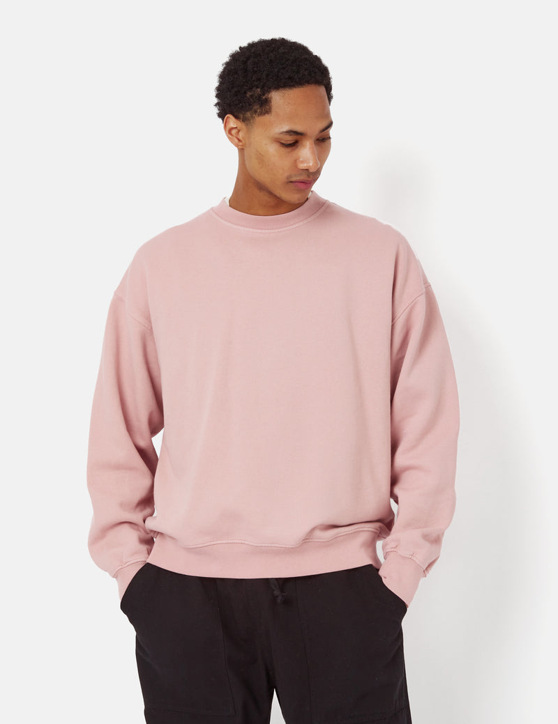 Colorful Standard Oversized Crew Sweatshirt (Organic) - Faded Pink