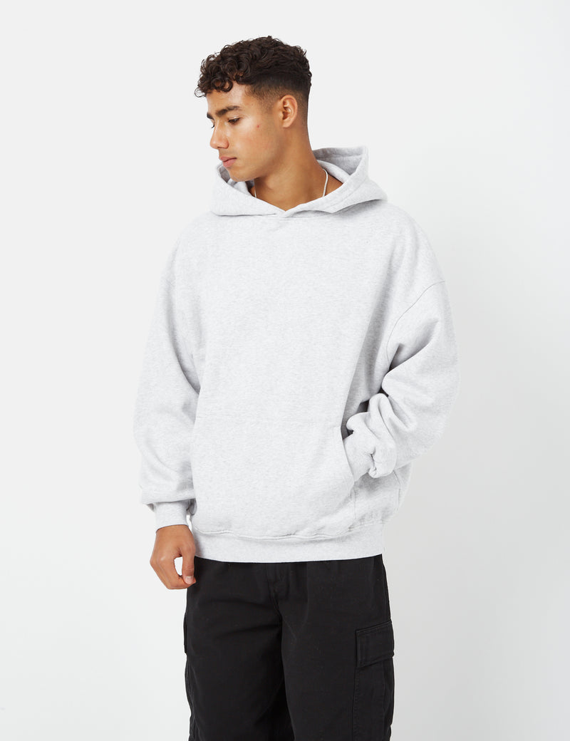 Colorful Standard Organic Oversized Hooded Sweatshirt - Snow Melange White