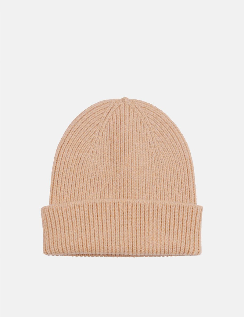 Colorful Standard Merino Wool Beanie Hat - Honey Beige