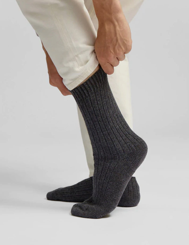 Colorful Standard Merino Wool Blend Sock - Honey Beige