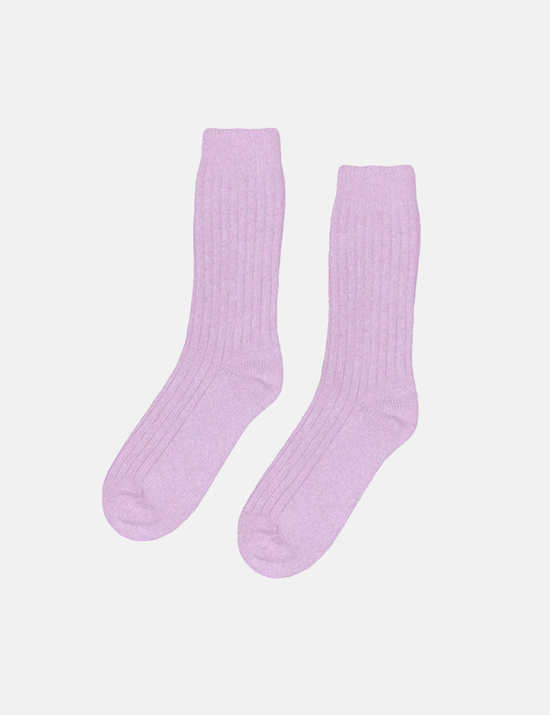 Colorful Standard Merino Wool Blend Sock - Soft Lavender