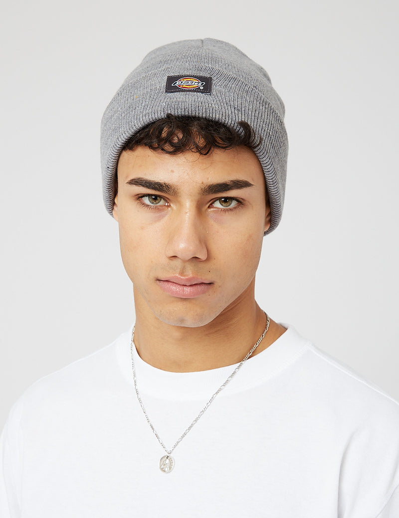 Dickies Gibsland Beanie Hat - Grey Melange