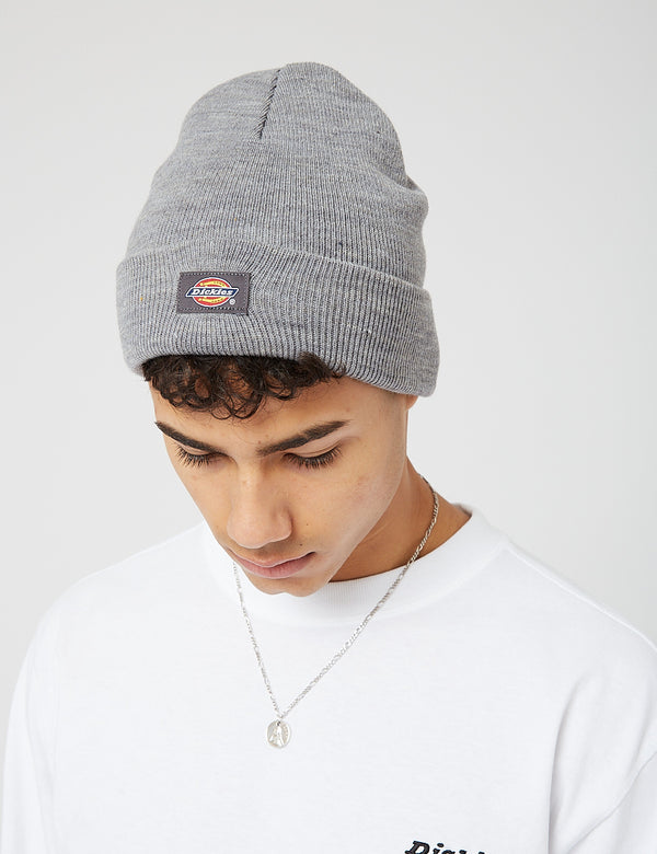 Dickies Gibsland Beanie Hat - Grey Melange