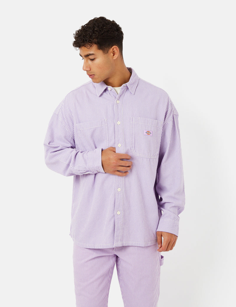 Dickies Hickory Over Shirt - Purple Rose