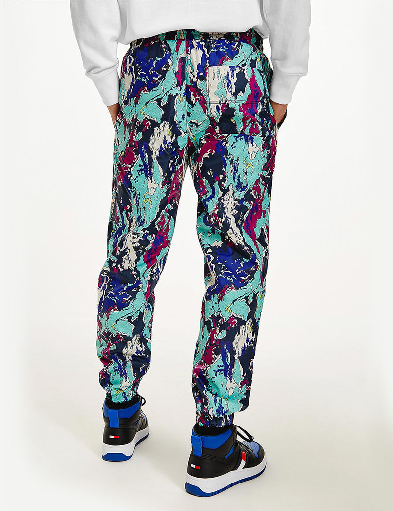 Tommy Jeans Reversible Joggers - Black/Camp Print