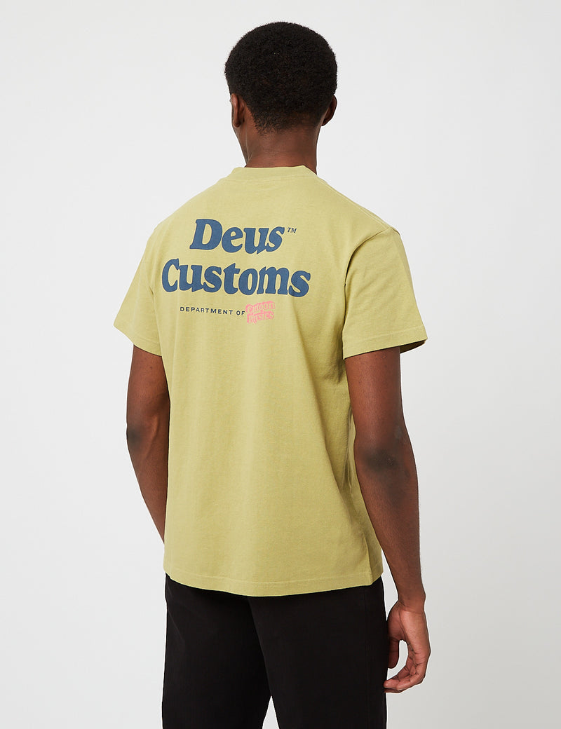 Deus Ex Machina Physics T-Shirt - Sage Green