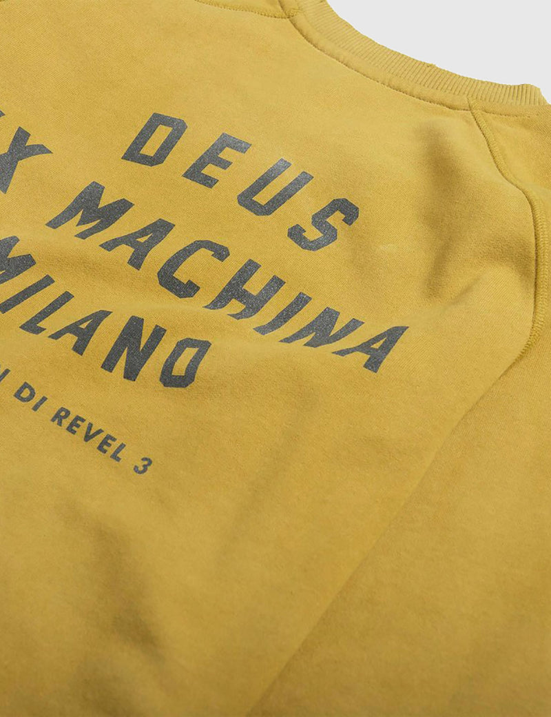 Deus Ex Machina Sunbleached Milan Sweatshirt - Gold