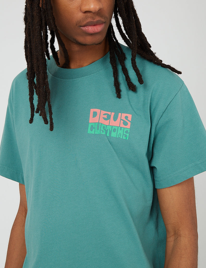 Deus Ex Machina Won Ton T-Shirt - Tropic Teal