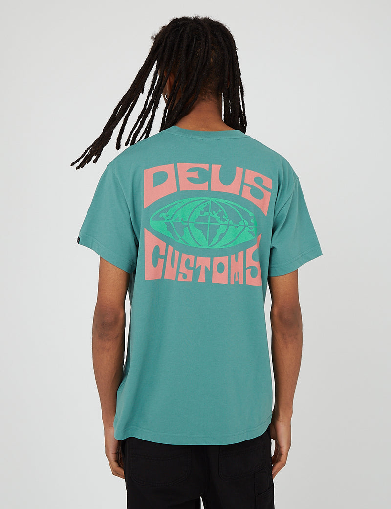 Deus Ex Machina Won Ton T-Shirt - Tropic Teal