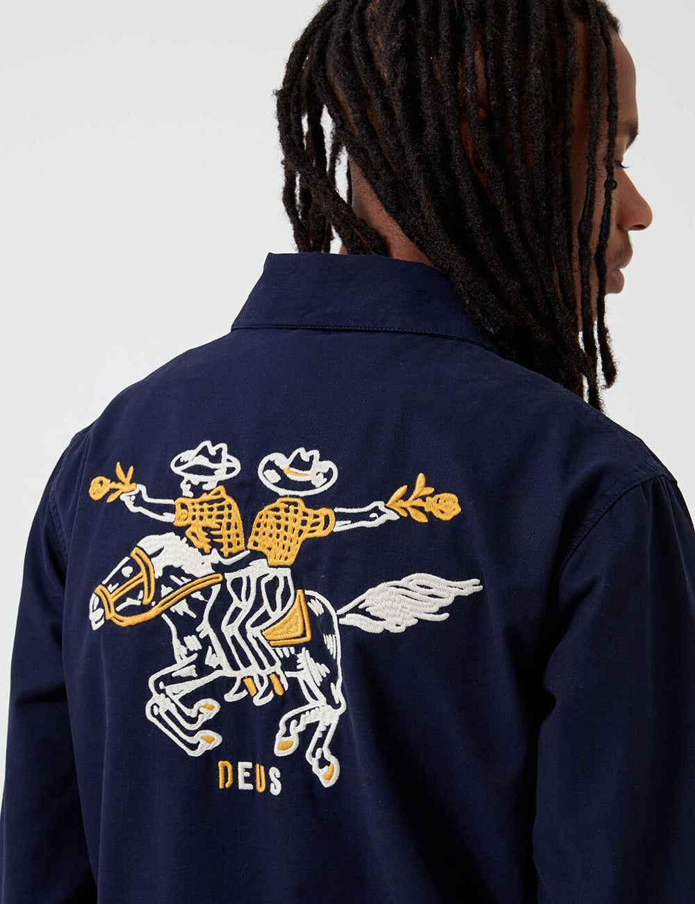 Deus Ex Machina 2 Dogs Jacket - Navy Blue | URBAN EXCESS