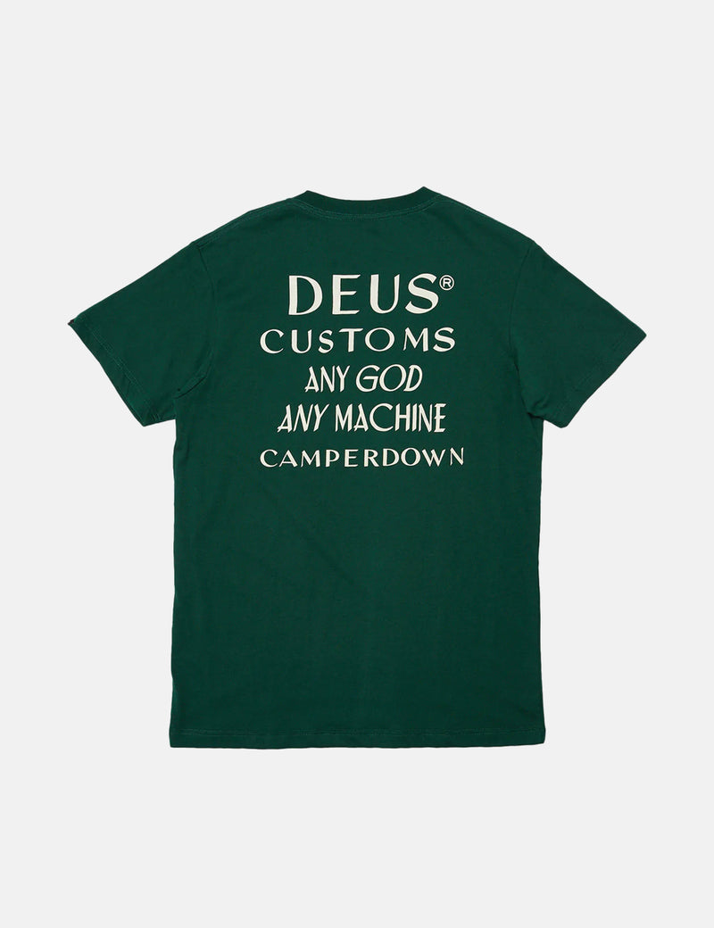 Deus Ex Machina Crimson T-Shirt - Hunter Green