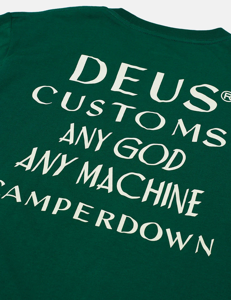 Deus Ex Machina Crimson T-Shirt - Hunter Green