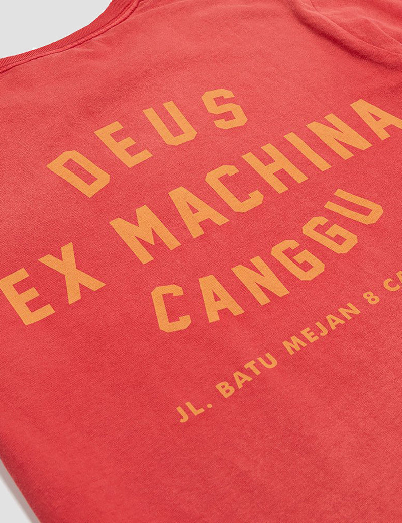 Deus Ex Machina Sunbleached Canggu T-Shirt - Rich Red
