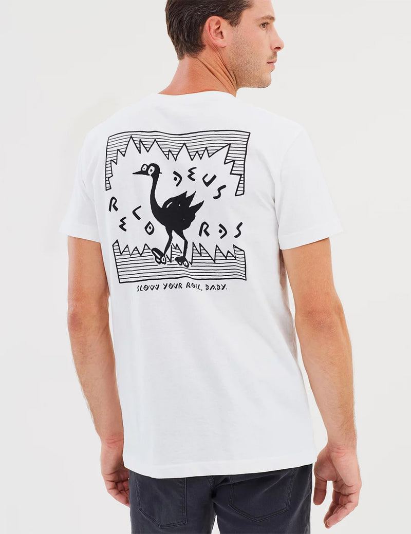 Deus Ex Machina Larry Bird T-Shirt - Vintage White