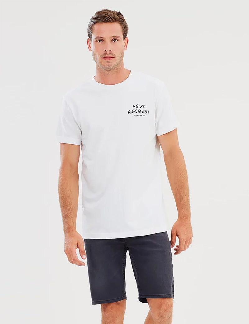 Deus Ex Machina Larry Bird T-Shirt - Vintage White