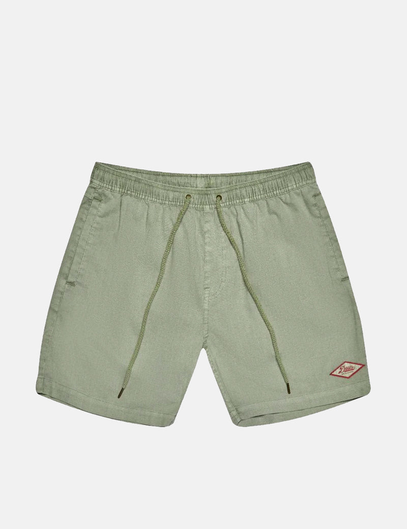 Deus Ex Machina Sandbar Garment Dye Shorts - Tea Green