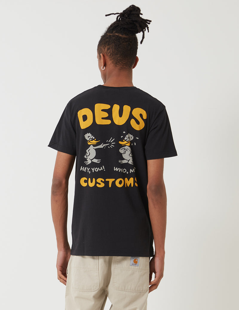 Deus Ex Machina Daft T-Shirt - Black