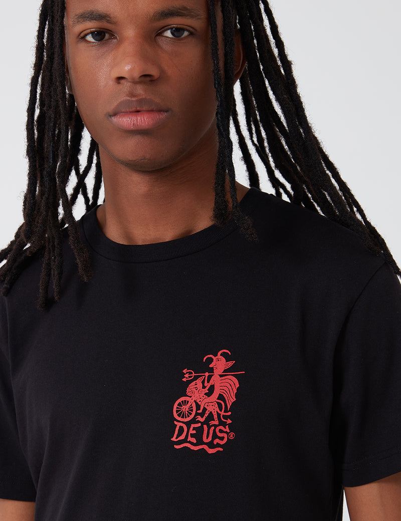 Deus Ex Machina Devil Tokyo T-Shirt - Black