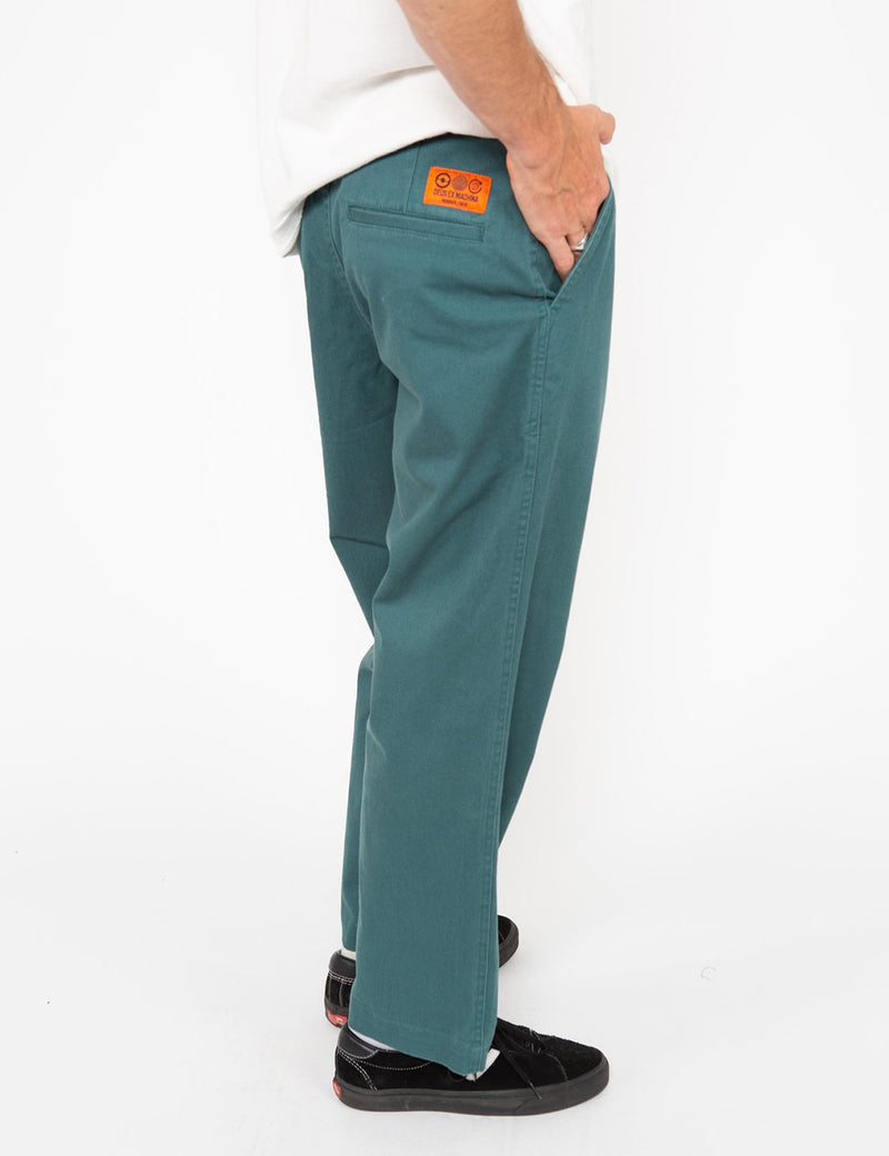 Deus Ex Machina Taylor Record Pant - Teal Green | URBAN EXCESS.