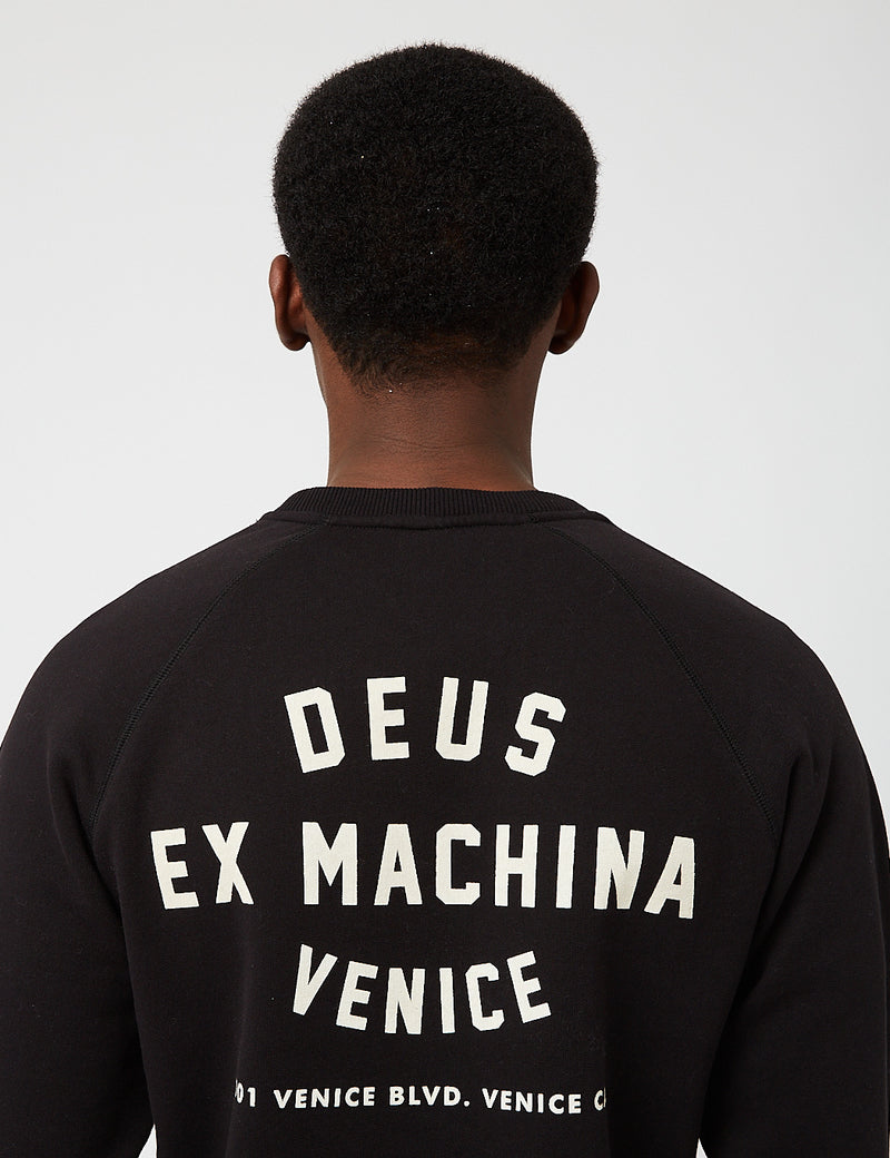 Deus Ex Machina Venice Address Sweatshirt - Black