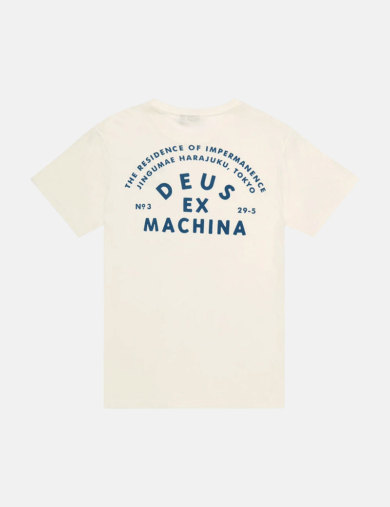 Deus Ex Machina Tokyo Pocket T-Shirt - Vintage White
