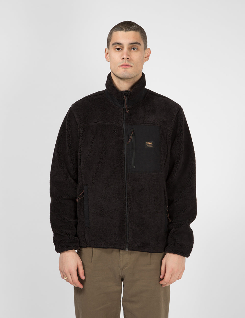 Deus Ex Machina Fletcher Fleece Jacket - Black