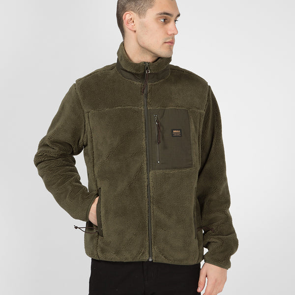 Deus Ex Machina Fletcher Fleece Jacket - Forest Green | URBAN