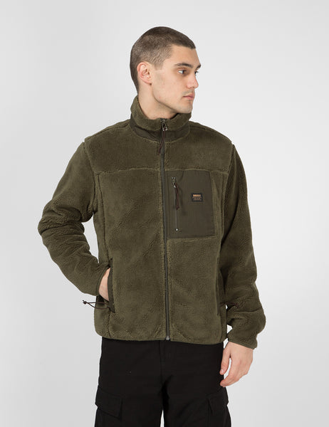 Deus Ex Machina Fletcher Fleece Jacket - Forest Green | URBAN