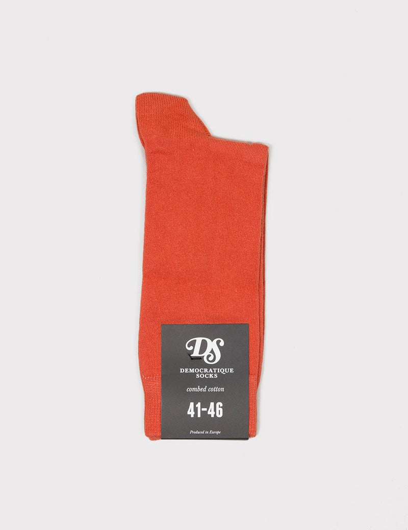 Democratique Solid Socks - Orange - Article