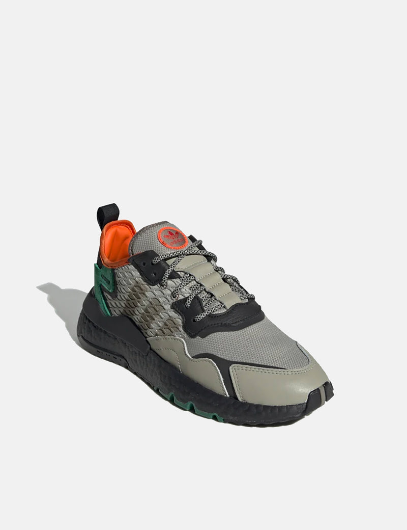 adidas Nite Jogger Shoes (EE5569) - Black / Seasame / Orange