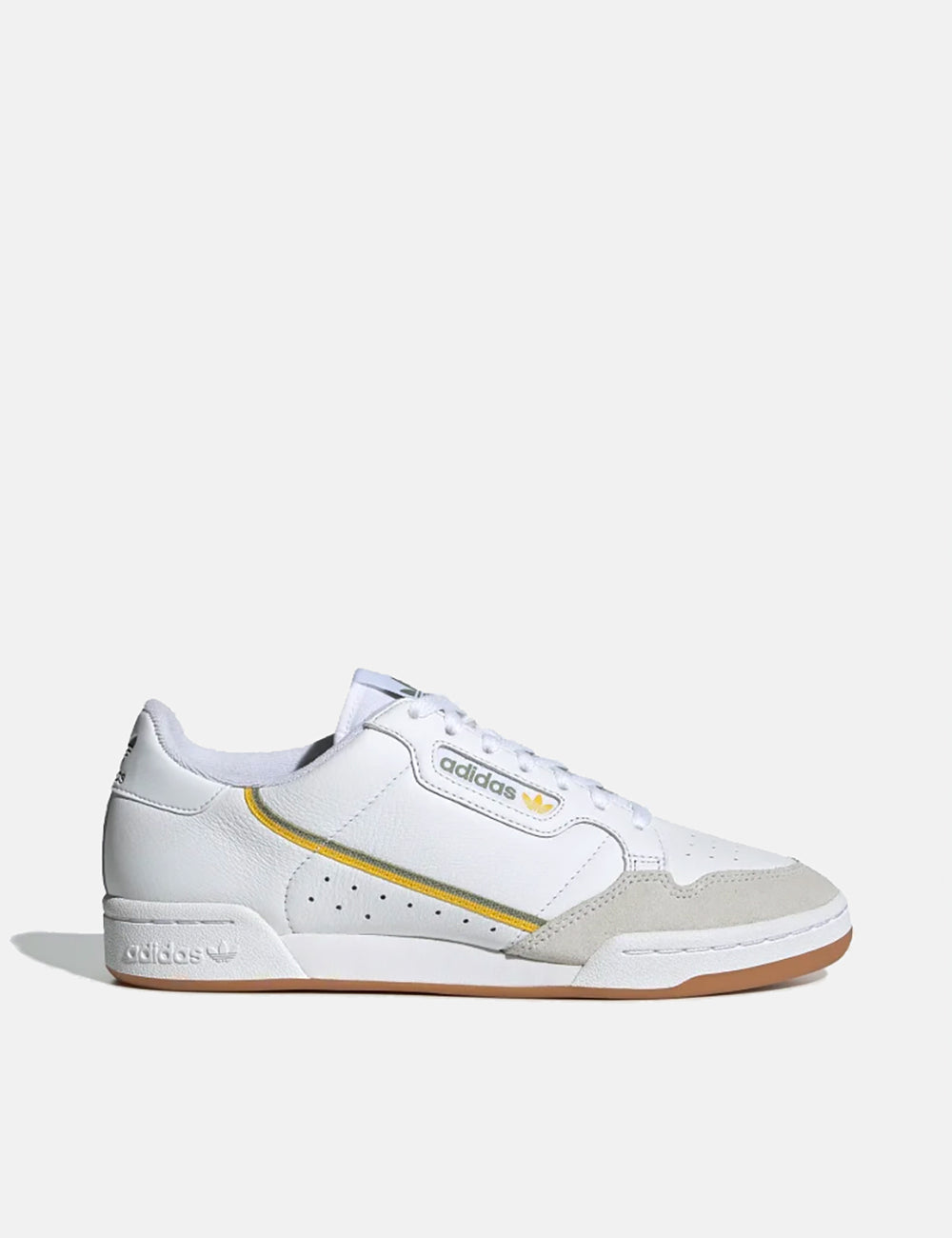 Adidas continental 80 yellow best sale