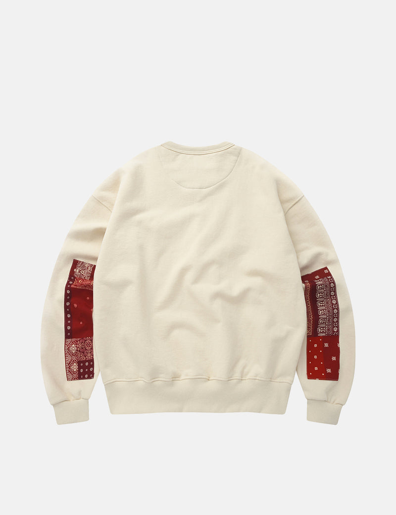 Frizmworks Bandana Block Sweatshirt - Cream